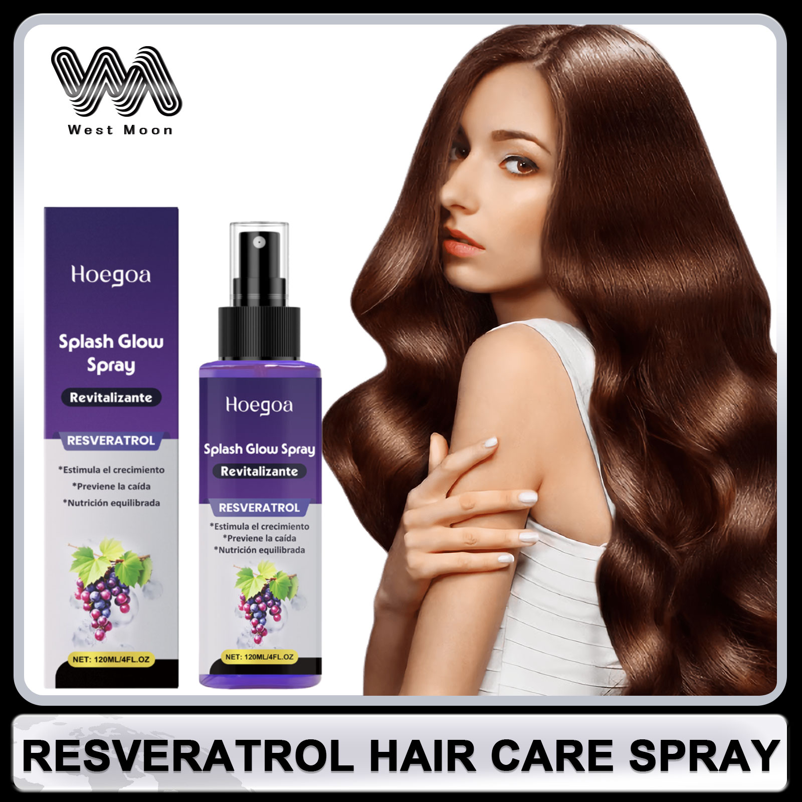 Hair Care Natur - Resveratrol Hair Care Spray Anti Baldness