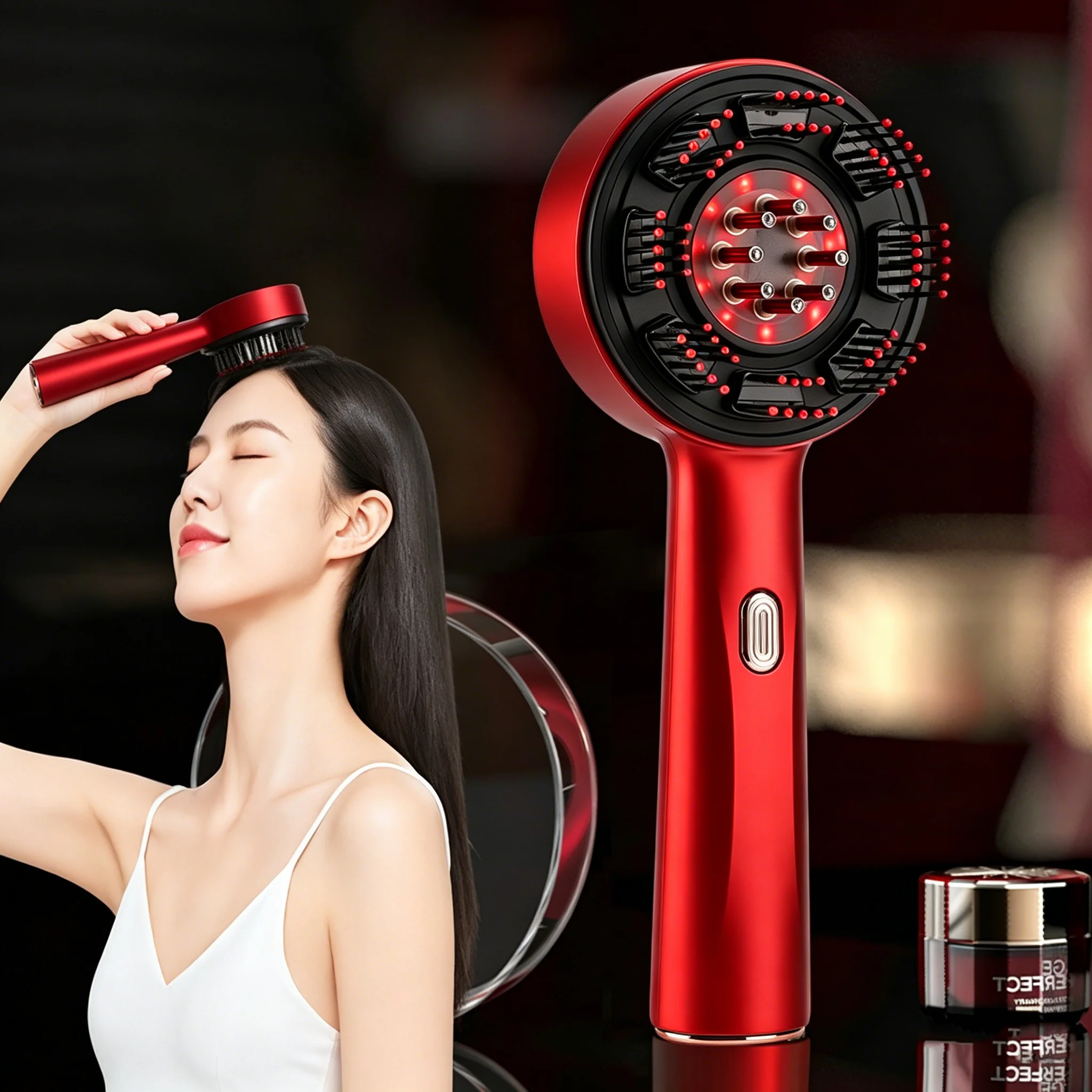 Hair Care For Hair Loss - Electric Massage Comb Portable Hair Follicle