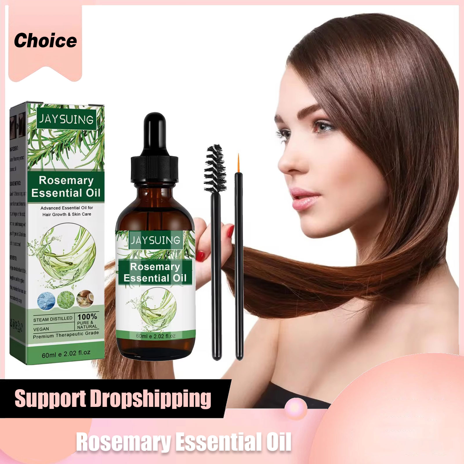 Hair Care For Hair Loss - Rosemary Essential Oil For Hair Growth