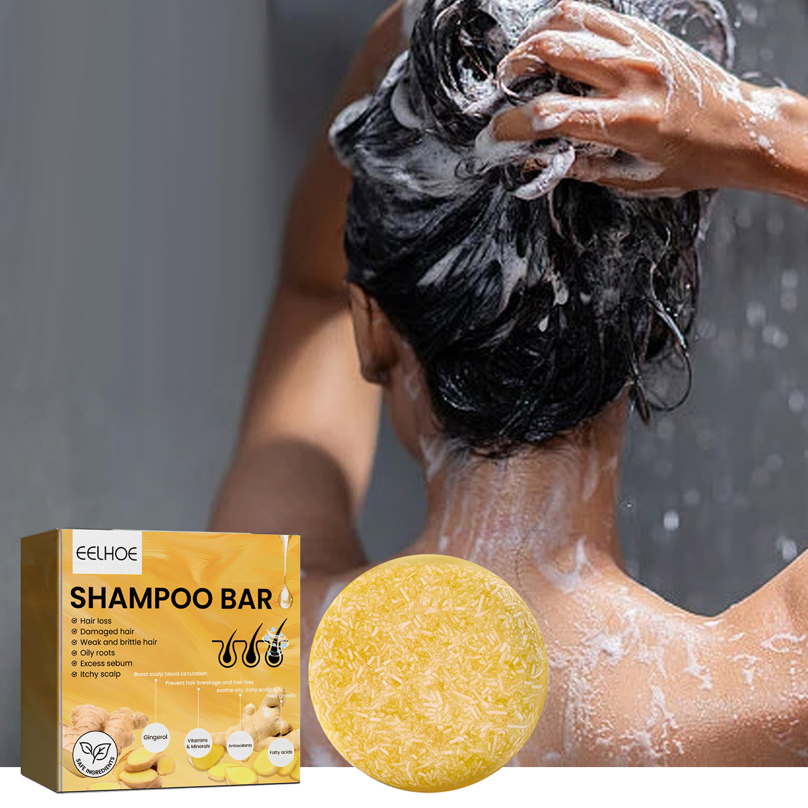 Natural Ginger Hair Shampoo Ba - Hair Care Natur review and price