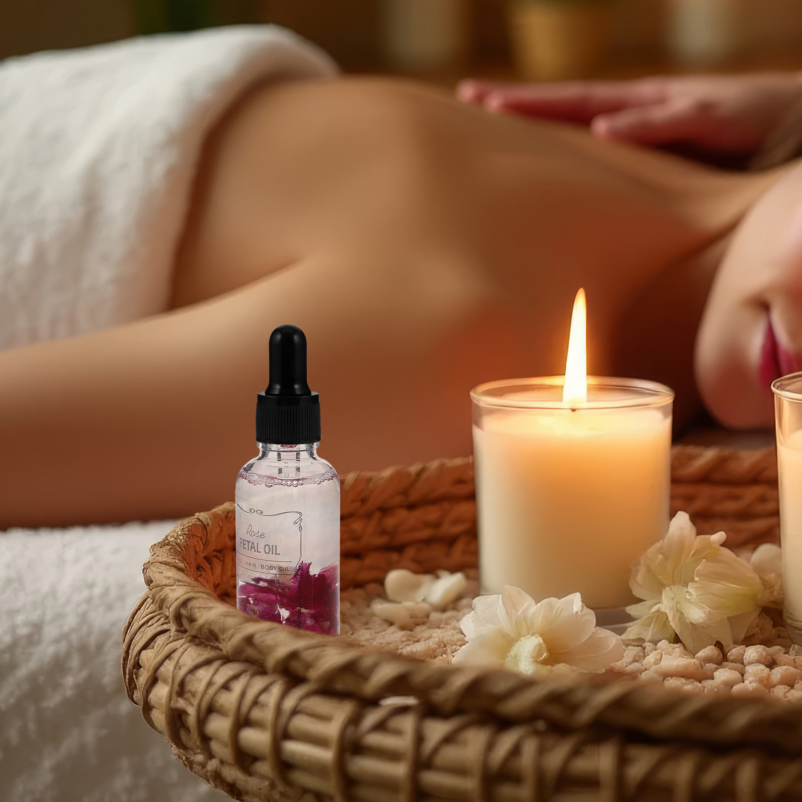 Rose Essential Oil Natural Flo - Hair Care Fragrance Essential Oil review and price