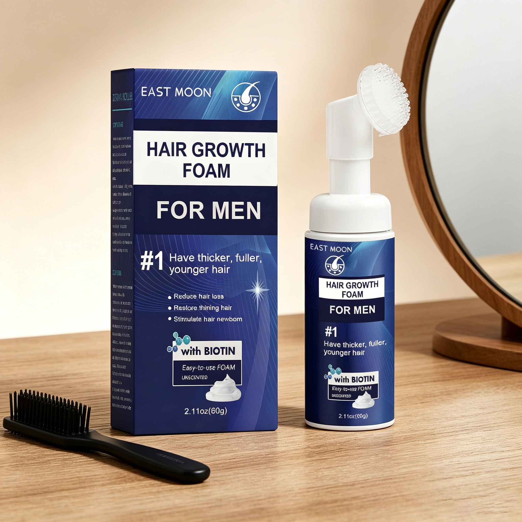 Hair Growth Foam Silicone Brus - Hair Care For Hair Loss review and price
