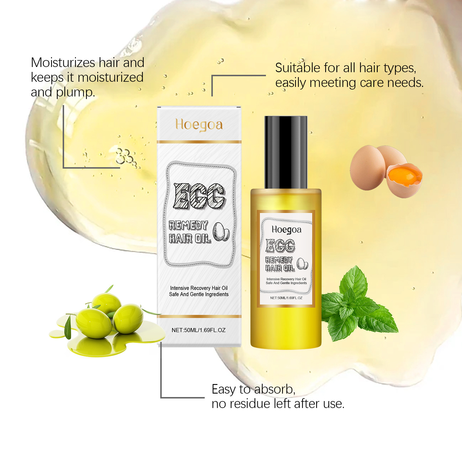 Egg Remedy Hair Oil Restore So - Hair Care Natur review and price